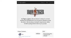 Desktop Screenshot of irontigerlogistics.com